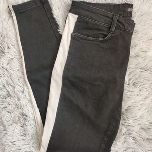 Zara Power Stretch Jeans with Contrasting Stripes